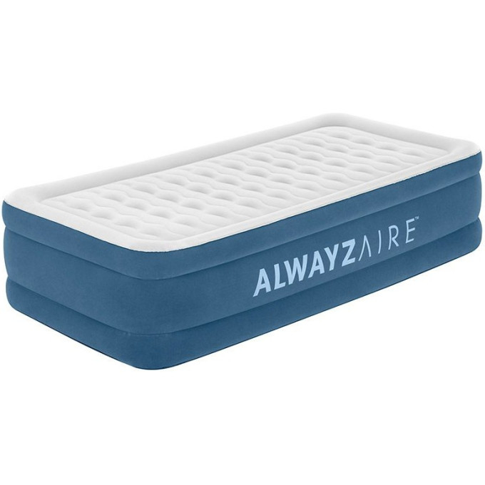 Надувная кровать BESTWAY ALWAYZAIRE 97х191х46см, встр.насос 220В с автоподкачкой, до 150кг 6713P BW